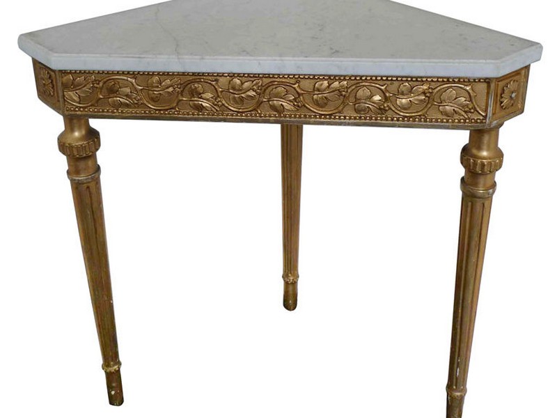 Corner Console Table