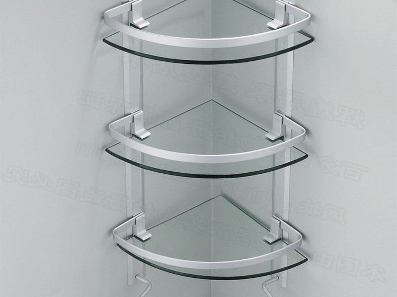 Corner Glass Shelf For Bathroom