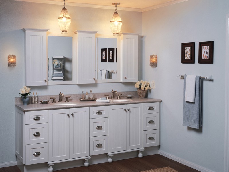 Cottage Style Bathroom Vanity White