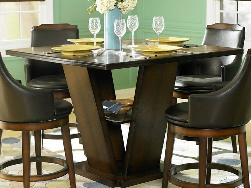 Counter Height Pedestal Table