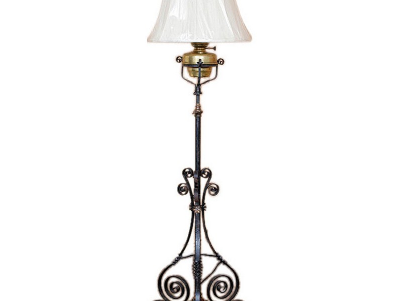 Country Floor Lamps Wrought Iron