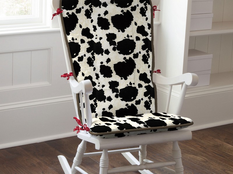 Cow Print Chair Pads