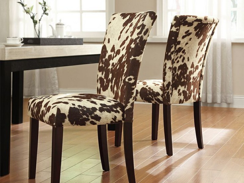 Cow Print Dining Chairs