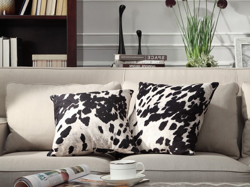 Cow Print Pillows Set Of 2