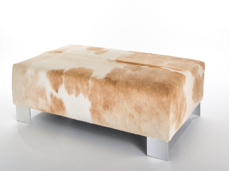 Cowhide Ottoman Rectangle