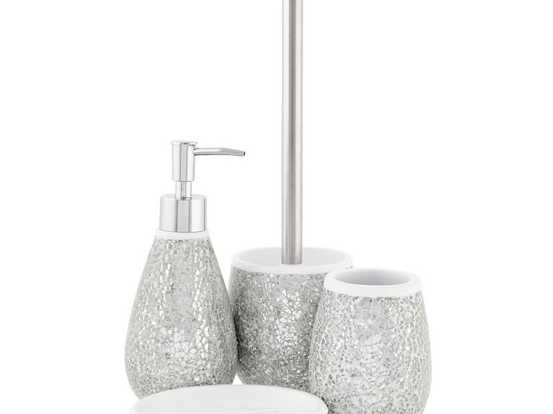 Crackle Mosaic Bathroom Accessories