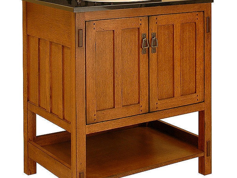 Craftsman Bathroom Vanity Cabinets