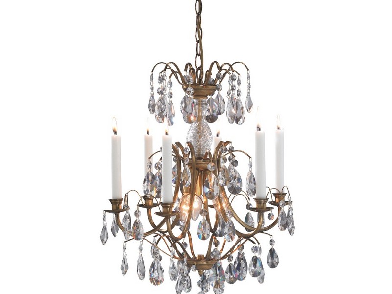Crystal Candle Chandelier Non Electric