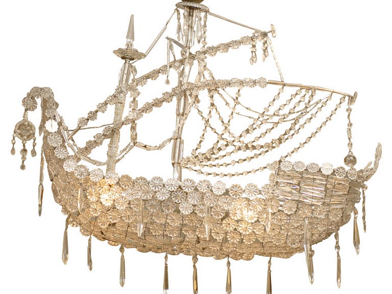 Crystal Ship Chandelier