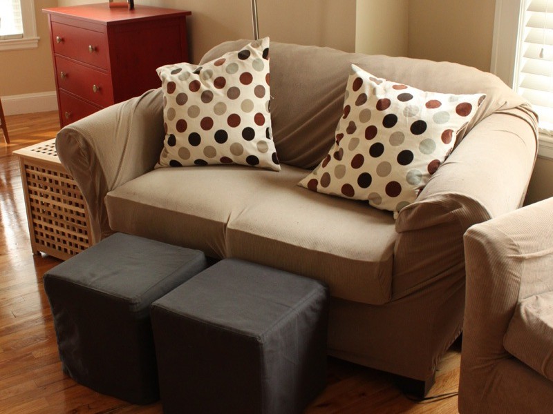 Cube Ottoman Slipcover Pattern