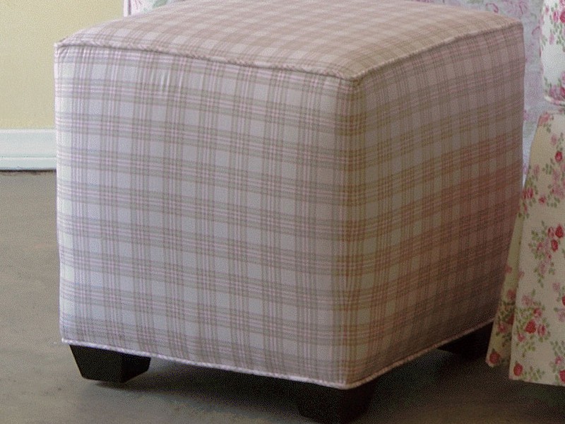 Cube Ottoman Slipcover