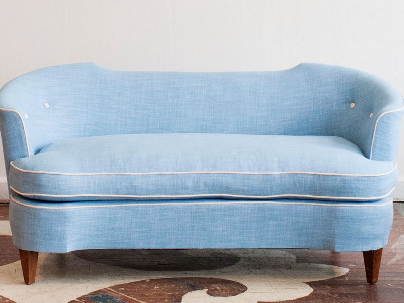 Curved Loveseat
