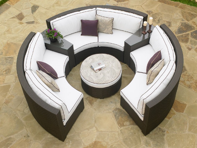 Curved Outdoor Sectional