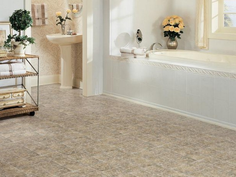 Cushioned Vinyl Flooring Bathroom