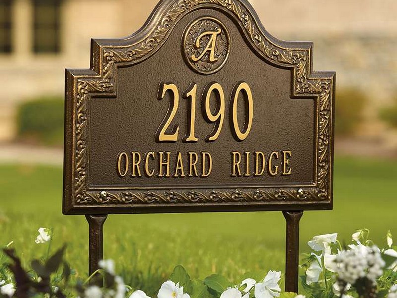 Custom Address Plaques