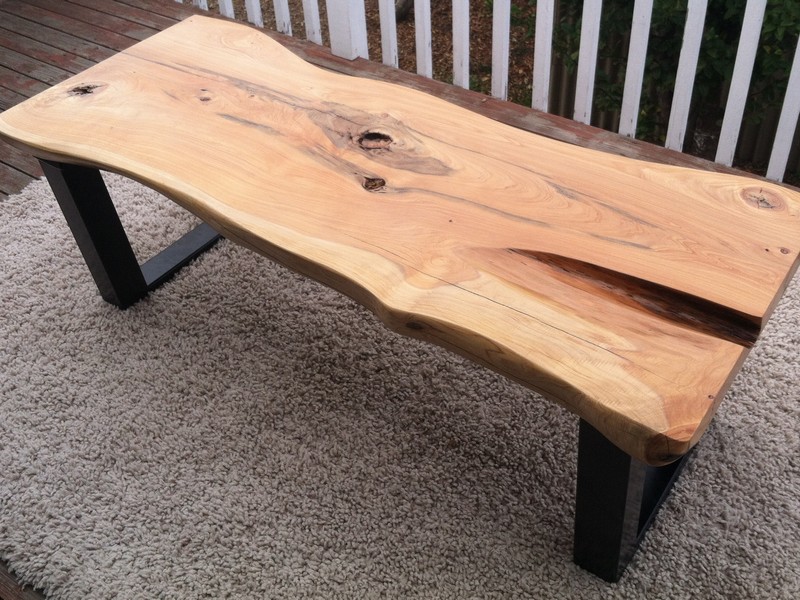 Cypress Slab Coffee Table