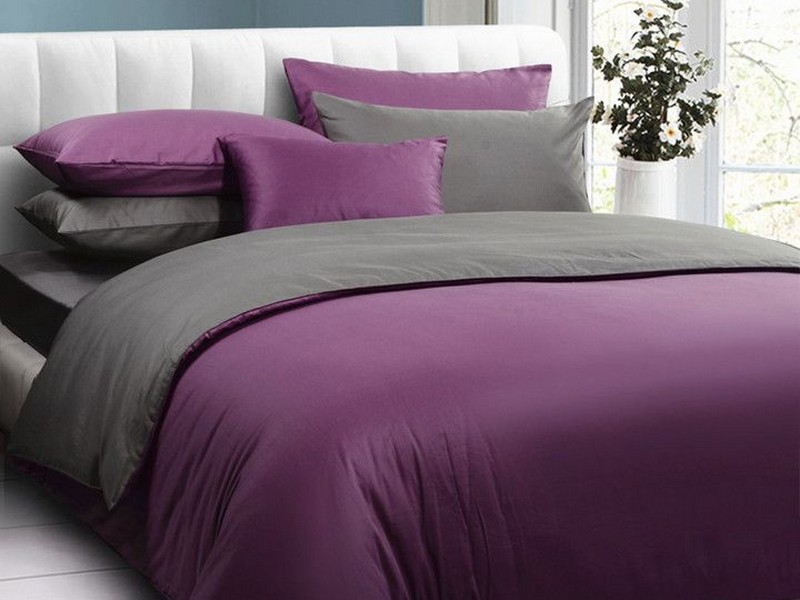 Dark Purple Duvet Cover Queen