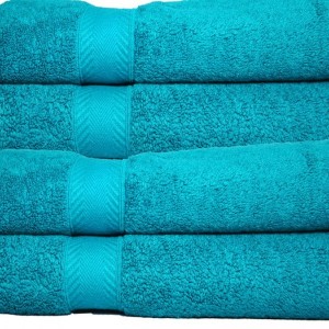 Dark Turquoise Bath Towels
