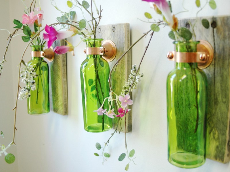 Decorative Colored Glass Bottles