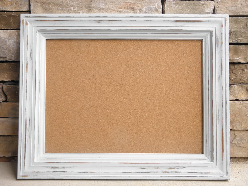 Decorative Framed Cork Board