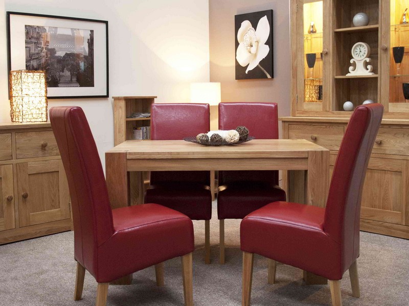 Dining Room Sets With Red Leather Chairs