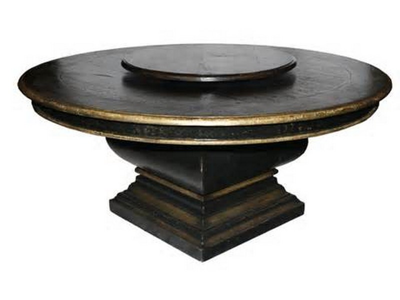 Dining Table With Lazy Susan
