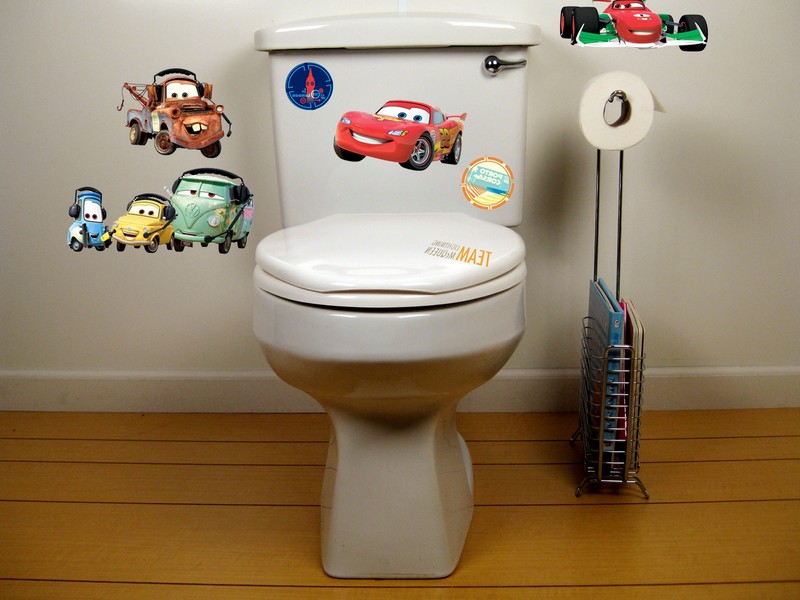 Disney Cars Bathroom Decor