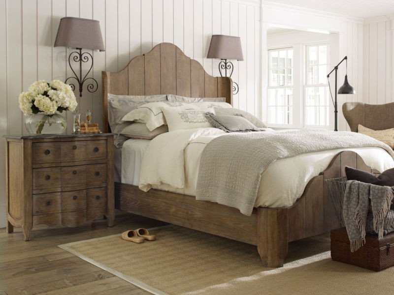 Distressed Wood Bedroom Set