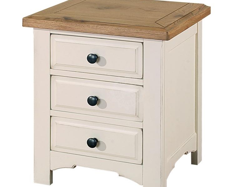 Distressed Wood Bedside Tables