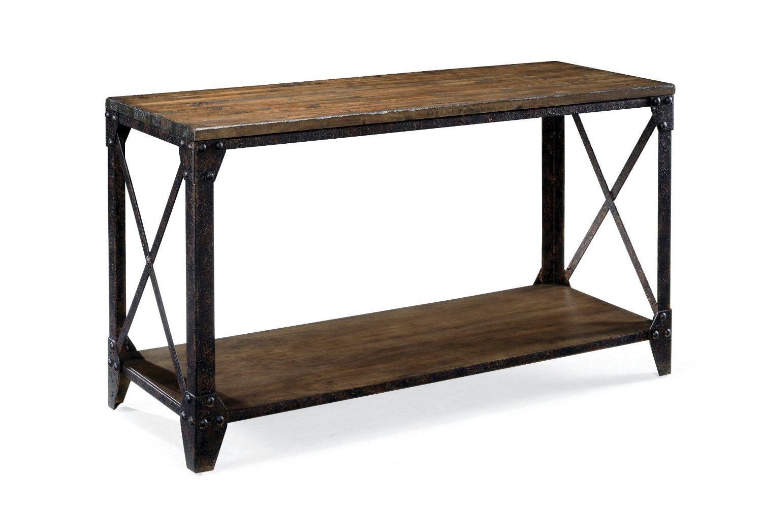 Distressed Wood Console Tables