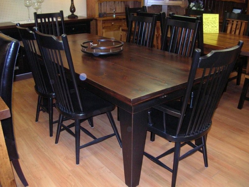 Distressed Wood Dining Room Table