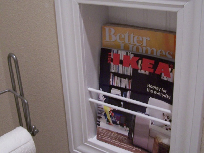 Diy Bathroom Magazine Holder