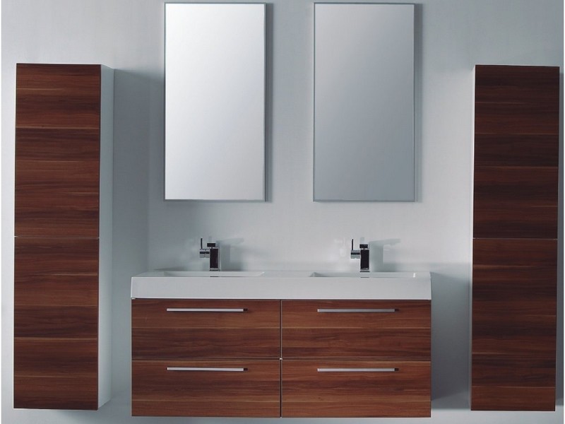 Double Bathroom Sink Unit