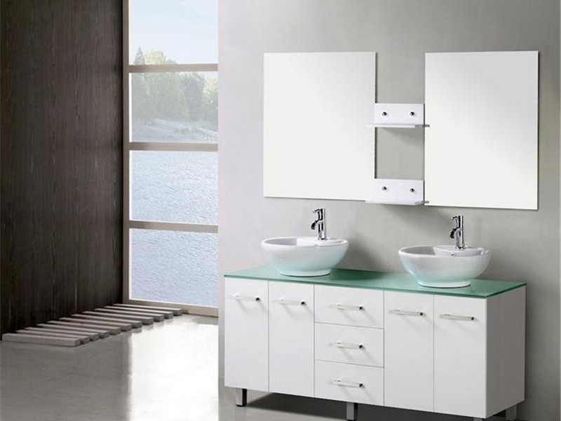 Double Bathroom Vanity Units