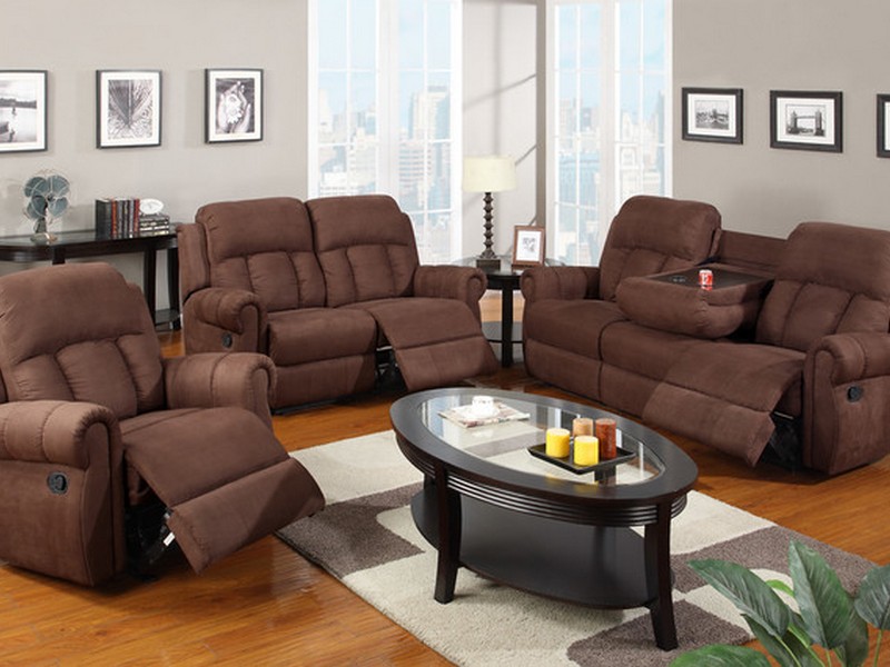 Double Reclining Loveseat With Console