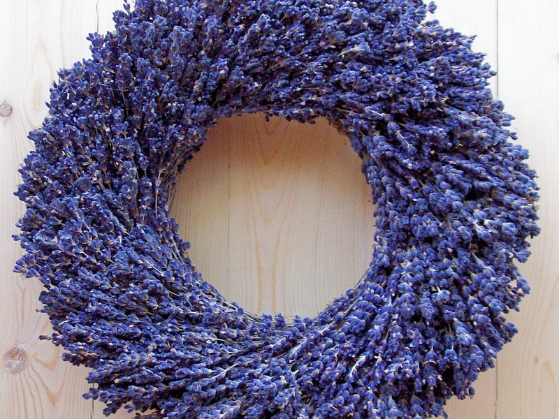 Dried Lavender Wreath