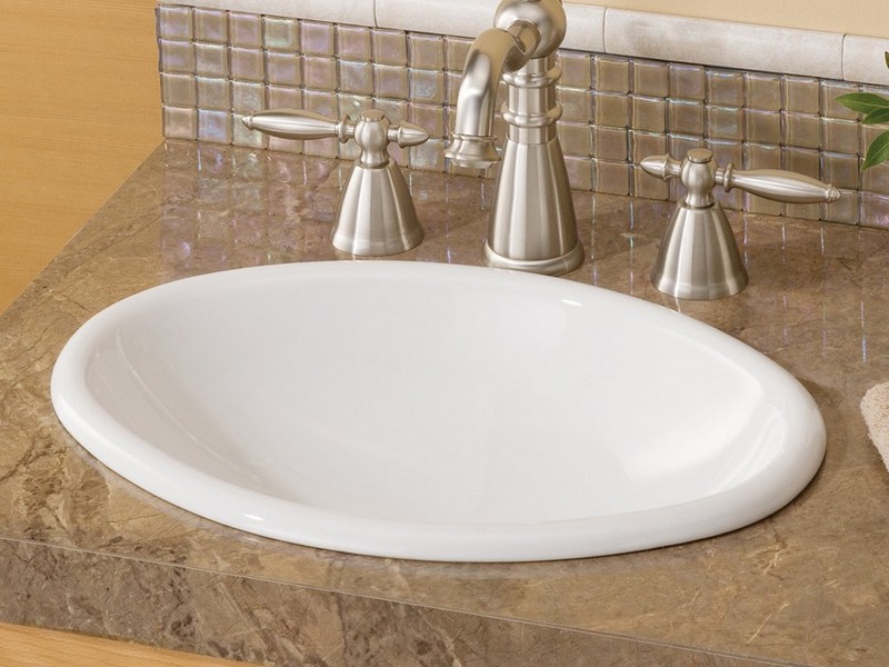 Drop In Bathroom Sink With Granite Countertop