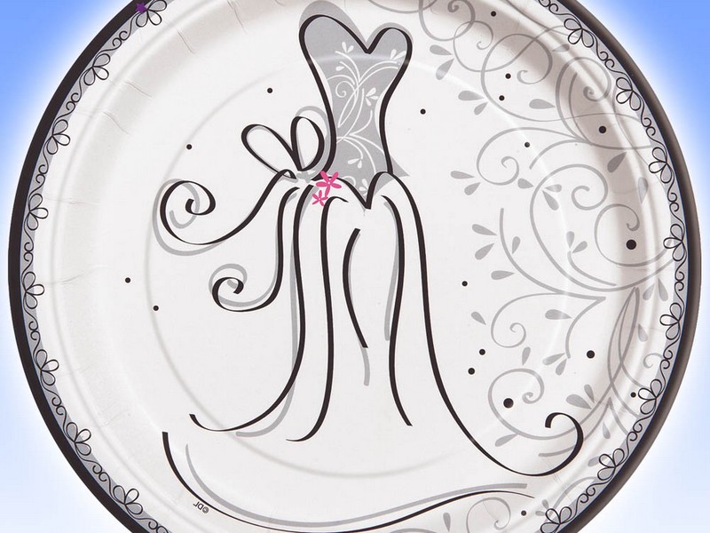 Elegant Paper Plates For Weddings