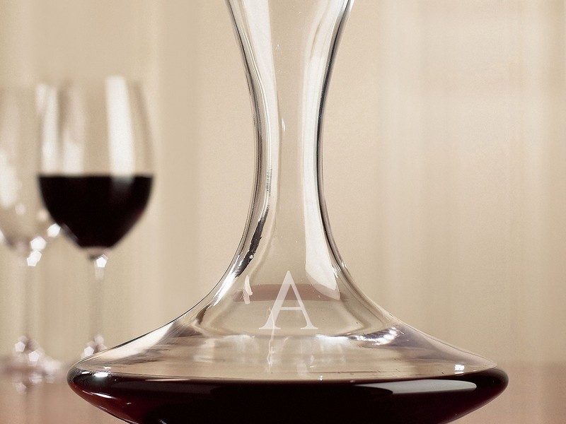 Engraved Wine Decanter