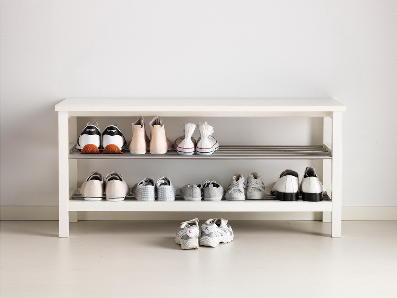 Entry Bench With Shoe Storage