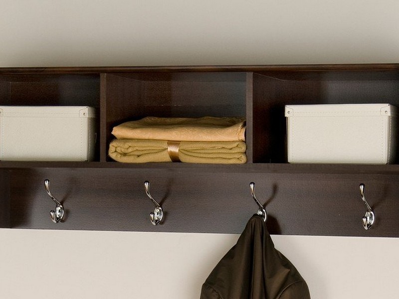 Entry Shelf With Hooks