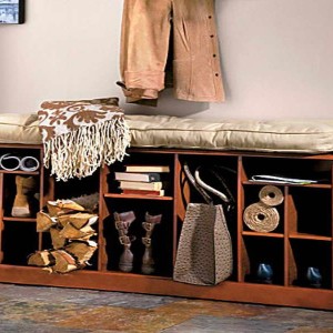 Entry Way Shoe Storage Bench