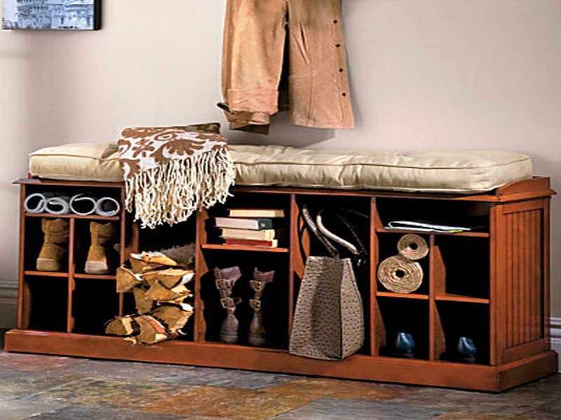 Entry Way Shoe Storage Bench