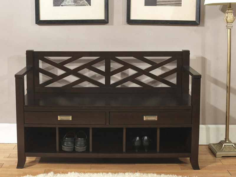 Entryway Bench Storage