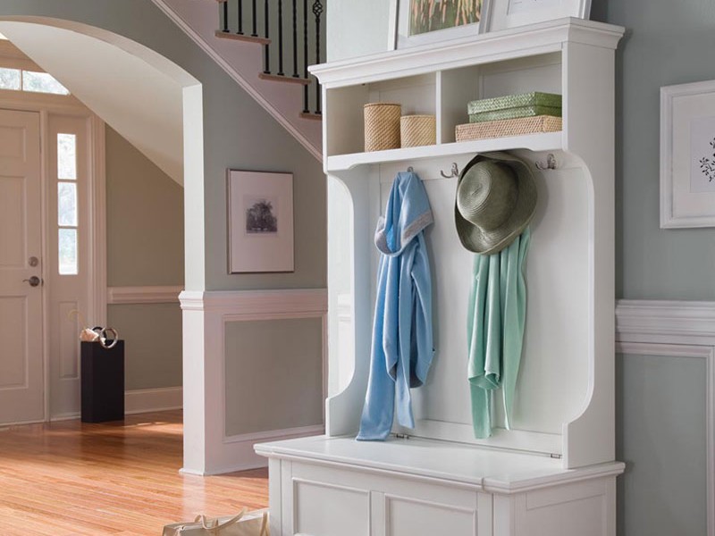 Entryway Coat Rack Bench