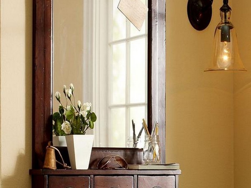 Entryway Organizer Mirror