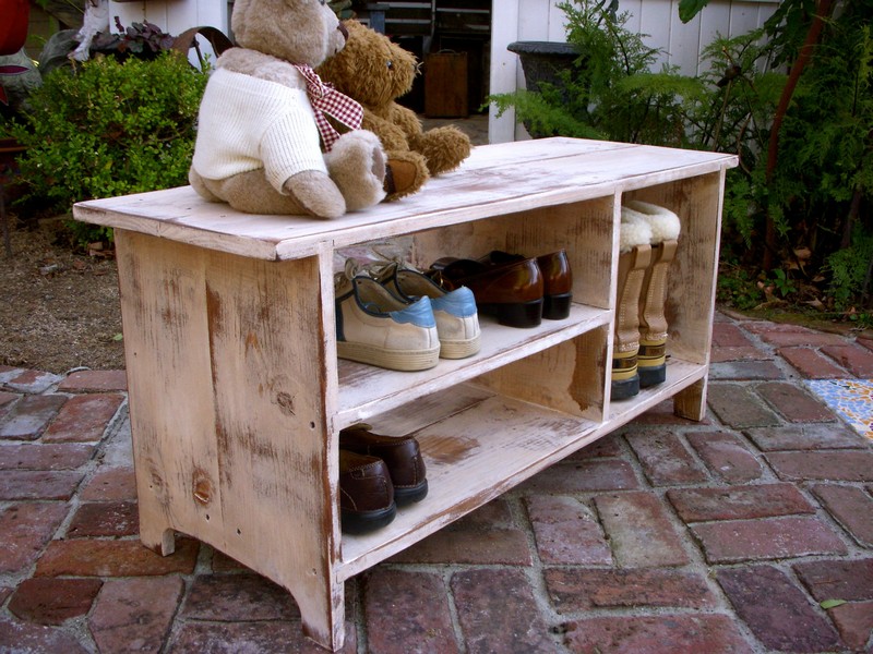 Entryway Shoe Storage Bench