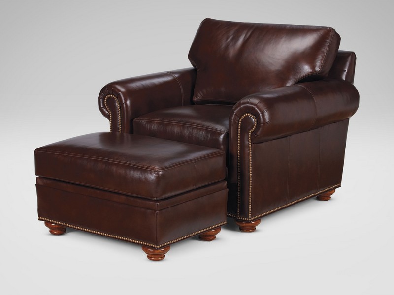 Ethan Allen Conor Leather Sofa