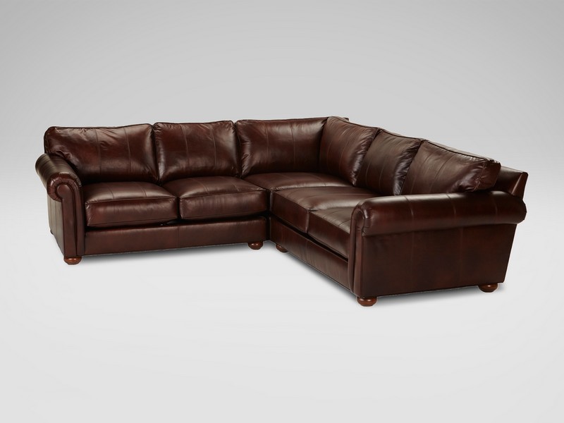 Ethan Allen Leather Sectional Sofas