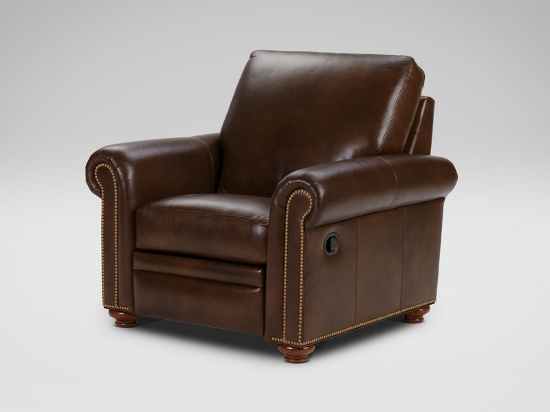 Ethan Allen Leather Sofa Recliner